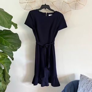 Calvin Klein Dress, Navy Blue, Size 6